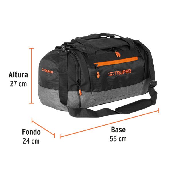 Maleta deportiva Truper, 55 cms
