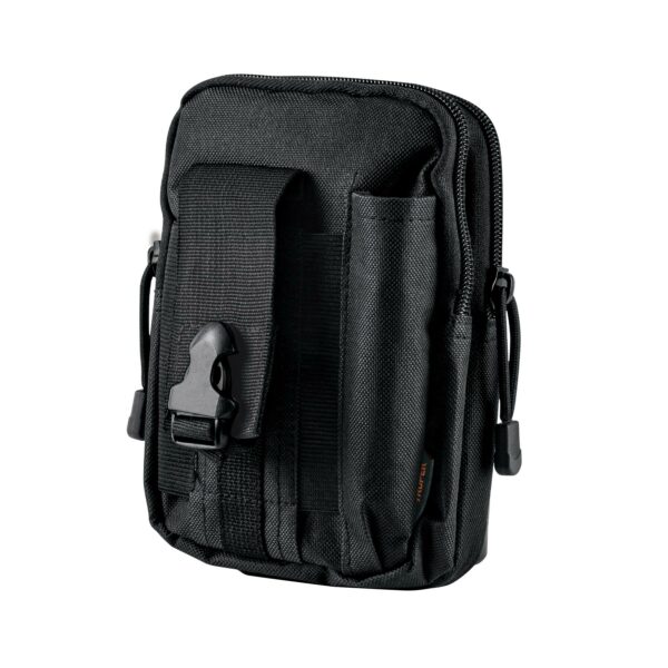 Bolso tactico para cinturon, negro