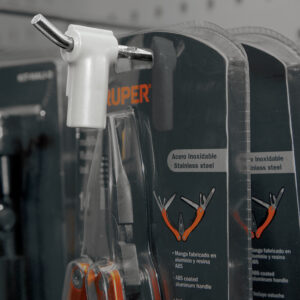 Candado para gancho con llave magnetica, caja con 100 piezas