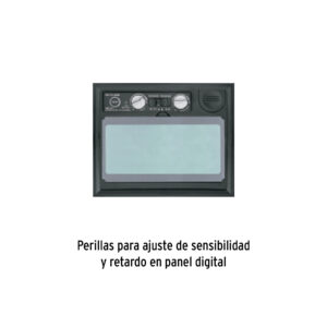 Careta profesional electronica para soldar con panel digital