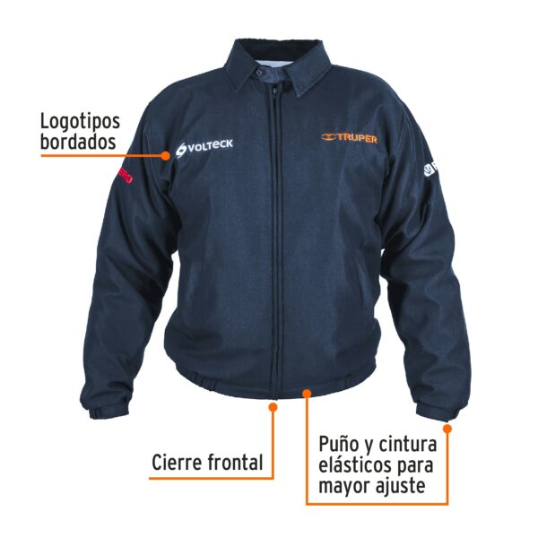 Chamarra con logo, talla 42