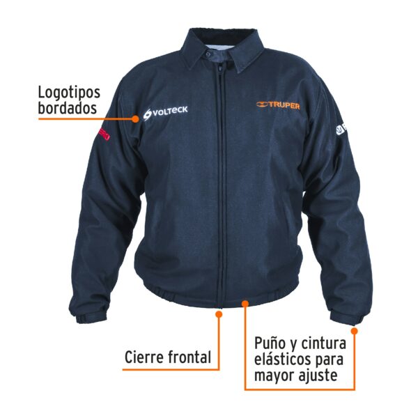Chamarra con logo, talla 44