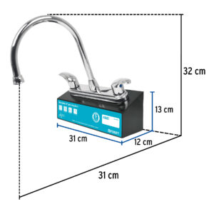 Exhibidor con mezcladora AQF-82