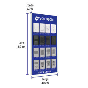 Exhibidor linea Lisboa, Volteck