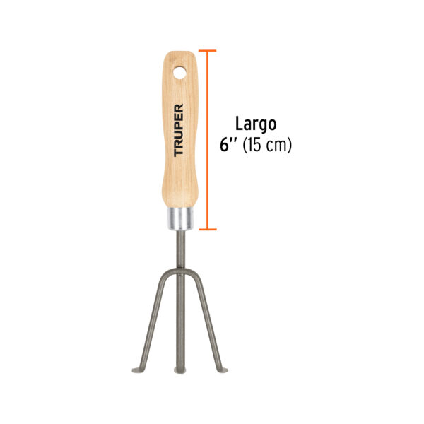 Cultivador para jardin de 6"