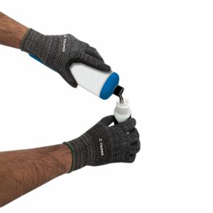 Guantes de nitrilo arenoso maximo agarre medianos
