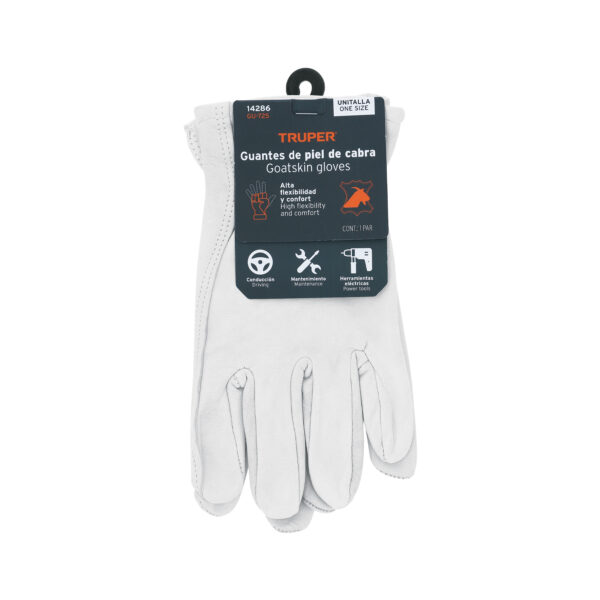 Guantes de piel de cabra, tipo operador