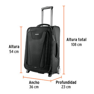 Maleta rodante para viaje Truper, 20