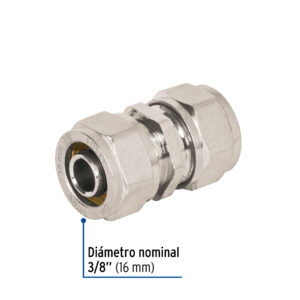Cople de compresion para PEALPE, 3/8', Foset