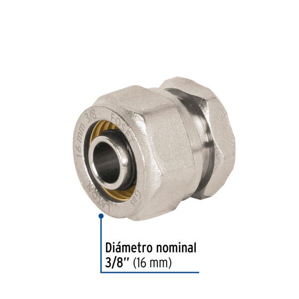 Tapon para PE-AL-PE, 3/8', Foset