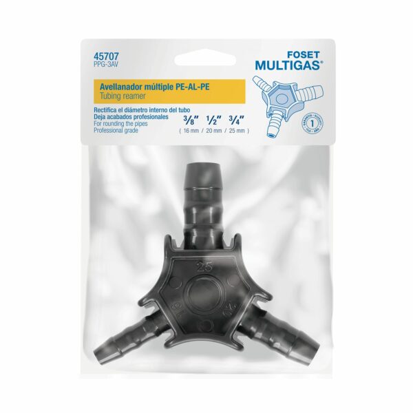Avellanador para tuberia de PE-AL-PE, 3/8' a 3/4', Foset