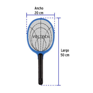 Raqueta exterminadora de insectos Recargable Volteck