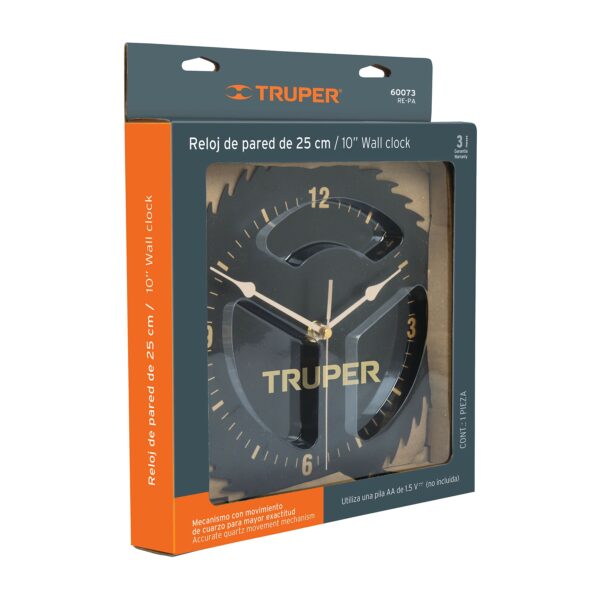Reloj de pared Truper