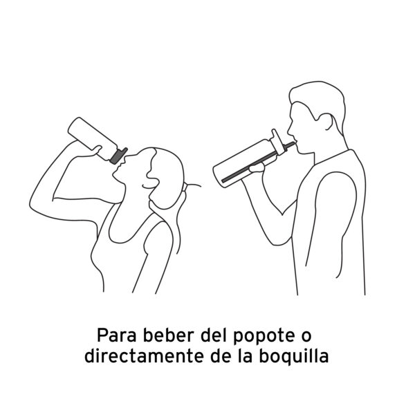 Termo de 750 ml, aluminio