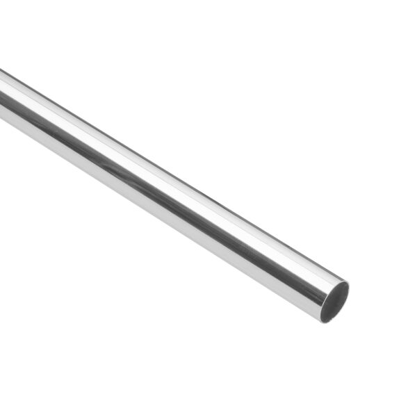 Tubo redondo cromado para closet de 1.8m dimetro 2.5cm