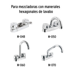Cartucho ceramico para mezcladoras Basic y Aqua,bolsa 2 pzas