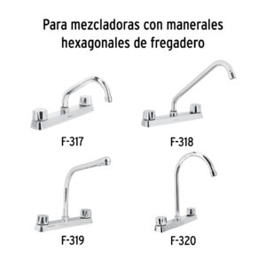 Cartucho ceramico para mezcladoras Basic y Aqua,bolsa 2 pzas