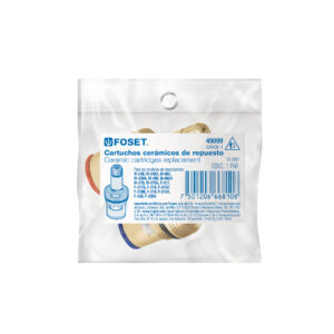 Cartucho ceramico para mezcladoras Basic y Aqua,bolsa 2 pzas