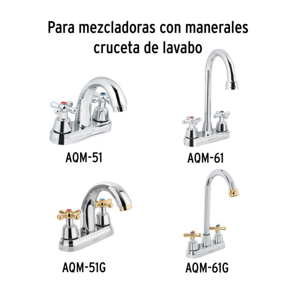 Cartuchos ceramico para mezcladoras Aqua y Basic, 2 piezas