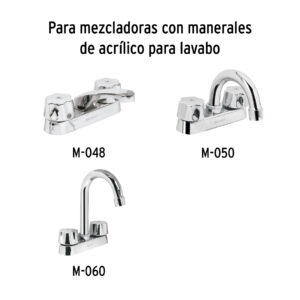 Juego de 2 cartuchos para mezcladoras plasticas, Basic