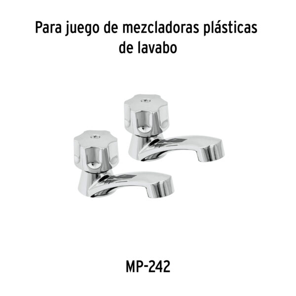 Juego de 2 cartuchos para mezcladoras plasticas, Basic