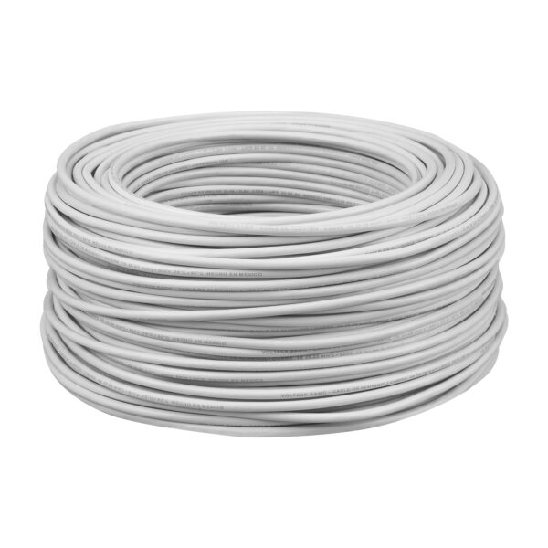 Rollo de 100 metros de cable THW CCA 10 AWG blanco, Basic