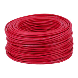 Rollo de 100 metros de cable THW CCA 10 AWG rojo, Basic