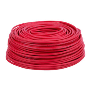 Rollo de 100 metros de cable THW CCA 12 AWG rojo, Basic