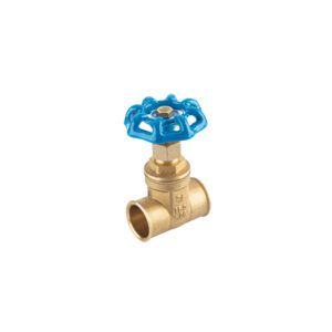 Valvula de compuerta de laton soldable de 3/4"
