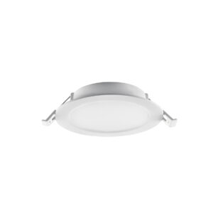 Luminario LED empotrado redondo, 7W, 6500K, Basic