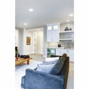 Luminario LED empotrado redondo, 7W, 6500K, Basic