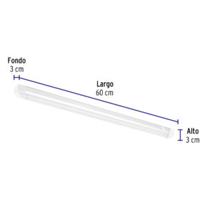 Luminario para gabinete, 11 W, 6500K, Led