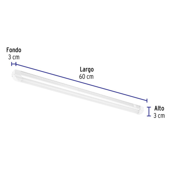 Luminario para gabinete, 11 W, 6500K, Led