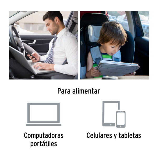 Inversor de corriente de 120w