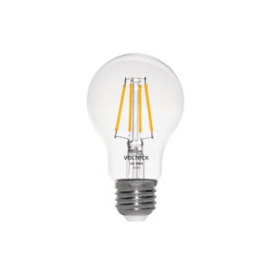Lampara de LED, estilo antiguo, A19, 6 W, E26, luz calida