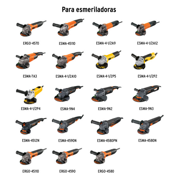 Llave de repuesto ajustable para esmeriladoras 4 1/2", 7" y 9"
