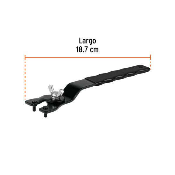 Llave de repuesto ajustable para esmeriladoras 4 1/2", 7" y 9"