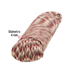 Piola de Nylon Paracord 4mm de 30m Color Camo