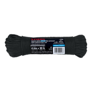Piola de Nylon Paracord 4mm de 30m Negro