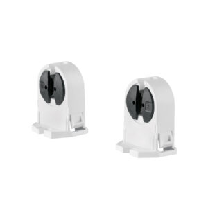 Bolsa 2 pz portalamparas p/tubo LED y fluorescente, base G5
