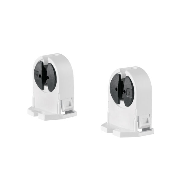 Bolsa 2 pz portalamparas p/tubo LED y fluorescente, base G5
