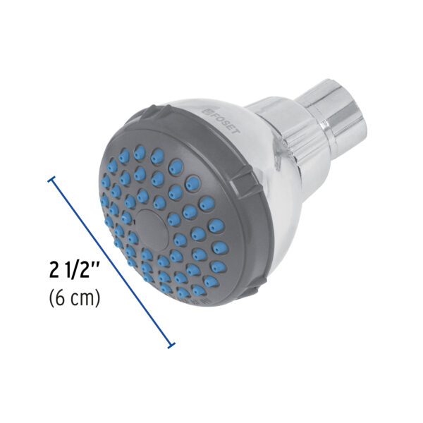 Regadera cabeza ABS de 2-1/2" sin brazo
