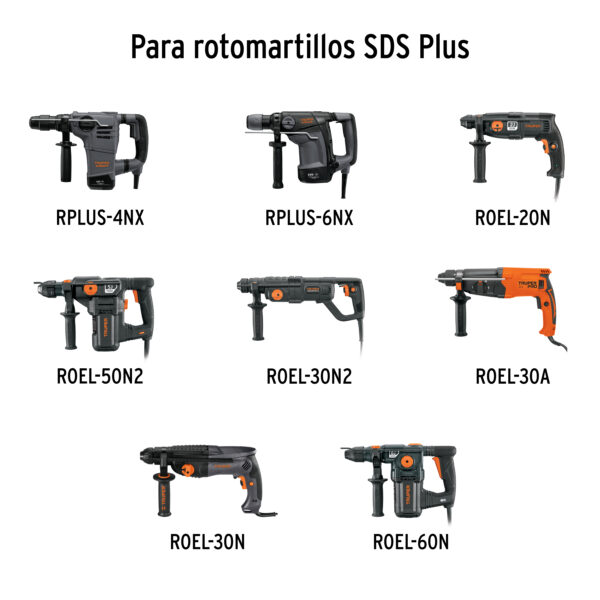 Cincel SDS plano grueso de 1-1/2"