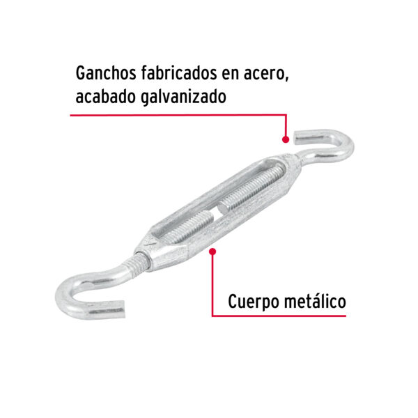 Tensor de 5/16" gancho-gancho