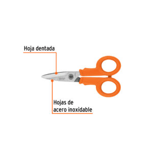 Tijera para oficina Acero Inoxidable de 5-1/2"