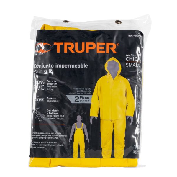 Conjunto impermeable talla Chico PVC