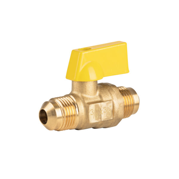 Valvula de control de laton p/gas, 3/8x3/8' Flare, FOSET