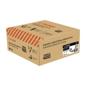 Zapatos dielectricos con casquillo, #27, cafe