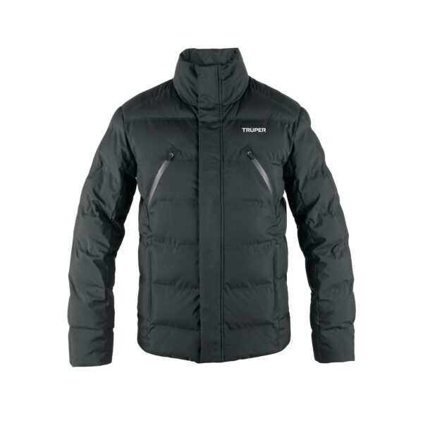Chamarra acolchada termica para hombre, negro, M, TRUPER