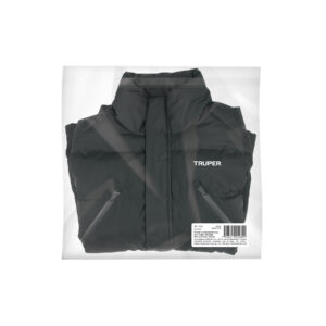Chamarra acolchada termica para hombre, negro, M, TRUPER